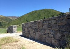 Mount Peel Station dry stone wall