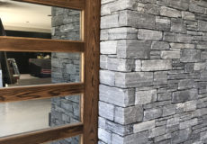 Cavity Slider Stone Fireplace